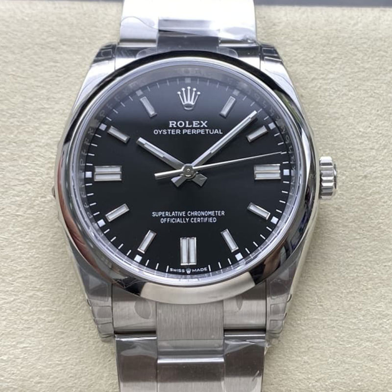 【VS製 ロレックスコピー】126000 オイスターパーペチュアル 36mm 3230搭載 ブラック